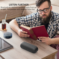 Enceinte TRIBIT XSound Go 16W avec basses profondes, application intégrée, étanche, 16 heures d'autonomie, appairage TWS pour la maison/les fêtes/l'extérieur