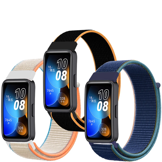 2026 Soft Nylon Wrist Strap Watch Band for Huawei Band 9 8 Smart Bracelet Band