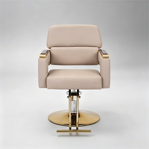 Silla de Peluquería Profesional al por Mayor para Mujeres, Asiento Moderno con Elevación para Corte de Cabello, Cuero Sintético para Salones de Belleza y Barberías - Product Image 4