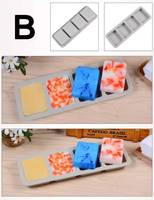 Moule à savon en silicone MUYULINS, 4 cavités, formes ronde, ovale et cubique, certifié LFGB, antiadhésif platine, sans BPA