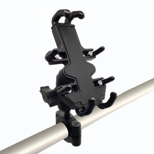 Soporte de teléfono Nstar, soporte de montaje de agarre rápido de aluminio, manillar de motocicleta ajustable, brazo de doble enchufe para montaje Gopro para Ram - Product Image 1