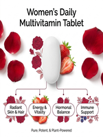OEM--Multivitamines et multiminéraux pour femmes |   365 comprimés |   Complément alimentaire quotidien avec bêta-carotène, acide folique et vitamine D
