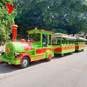 Trem Temático Sem Trilhos para 27 Passageiros em Parques Temáticos |   Acionamento Elétrico Silencioso e Ecológico |   Aprimore a Experiência do Visitante - Product Image 3