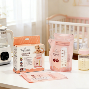 Bolsa para Leche Materna con Forma <span class=keywords><strong>de</strong></span> Tetera <span class=keywords><strong>de</strong></span> 250 ml, Bolsa para Congelar con Sensor <span class=keywords><strong>de</strong></span> Temperatura, Libre <span class=keywords><strong>de</strong></span> BPA, con Cierre para Almacenamiento y Conservación - Product Image 2