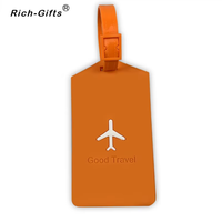 Étiquettes de bagages en PVC souple personnalisées en gros d'usine avec logo, faible MOQ, cadeaux promotionnels avec logo