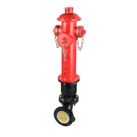 BS750 bouche d'incendie souterraine extérieure conception de pilier britannique arroseur d'incendie en fonte ductile à prix compétitif