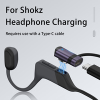 Super fort N52 magnétique 4Pin 2Pin Port vers Type C femelle adaptateur rapide écouteur connecteur de charge pour casque Shokz