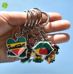 Custom Juneteenth Day Party Favors Black History Month Pvc Keychain Hanging