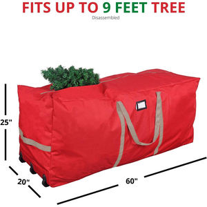 Extra Large Heavy Duty Holiday <b>Storage</b> Container <b>Christmas</b> Rolling <b>Tree</b> <b>Storage</b> Bag With Wheels - Product Image 2