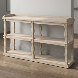 Elegant Antique Solid Wood <b>Console</b> <b>Table</b> with <b>Narrow</b> Design Luxury Finish for Living Room Bedroom Dining Room and Hallway Decor - Product Image 6