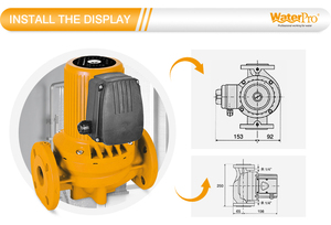 Pompe de circulation d'<span class=keywords><strong>eau</strong></span> chaude domestique 550W 220V - Product Image 3