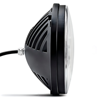Phare LED rond Wukma Car 7 pouces, faisceau haut/bas, 12V 6000K 3000 Lm, ampoule H4, ajustement universel, neuf