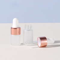 Vente en gros, 1ml, 2ml, 3ml, 5ml, blanc clair, givré, surface, petit compte-gouttes, flacons en verre, bouteille à vendre