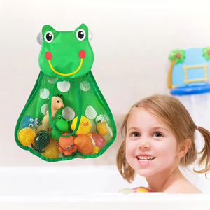 Cesta de malla para bebé, <span class=keywords><strong>bañera</strong></span> para niños, red de almacenamiento de juguetes, bolsa colgante plegable, organizador, bolsa de succión para baño, colección de Juguetes - Product Image 6