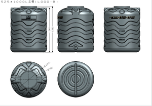 2 Camadas <span class=keywords><strong>3</strong></span> Camadas Máquina De Moldagem Por Sopro De Extrusão PP PE Hdpe Grande Tanque De Armazenamento De Água 1000L 2000L 3000L Tanque De Água Plástico PC Engine - Product Image 5
