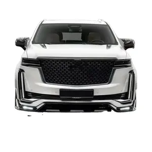 Voor Cadillac Escalade Carbon Fiber Body Kit Escalade Upgrades Msy-Stijl Koolstofvezel Voorkant Lip Diffuser Spoiler Widebody Kit