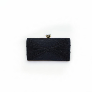 European and American Fashion Evening Bag Ruched <b>Bow</b> Small Square Bag, Party Clutch Crossbody Bag for Women - Product Image 3