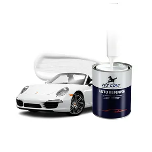 Acrylic Silver Color Base Coat Easy Sanding Car Paint Moderate Bright Silver for Car Repair Auto Refinish