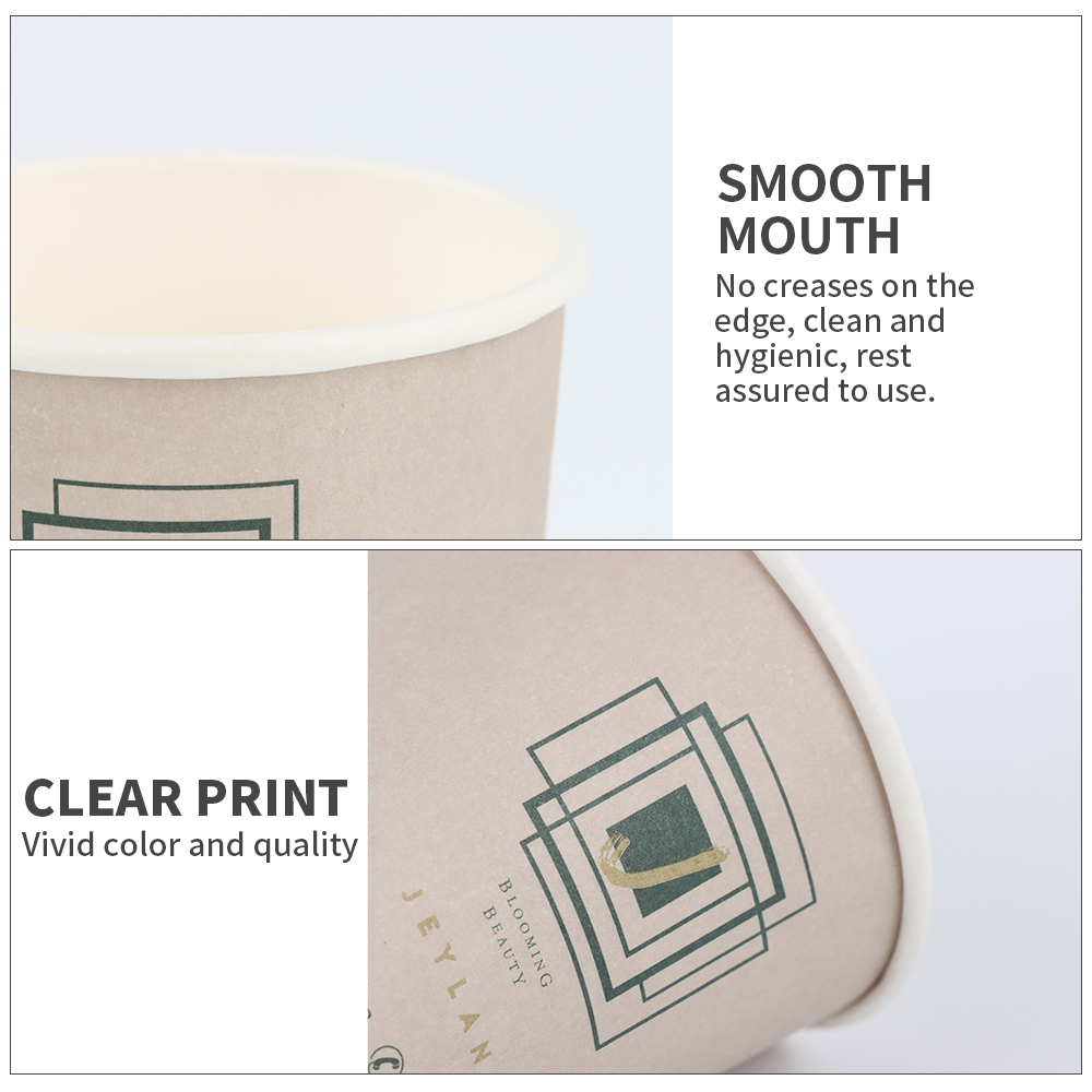 wholesale custom print logo disposable pe coated double wall paper coffee cups with plastic lidsPopular