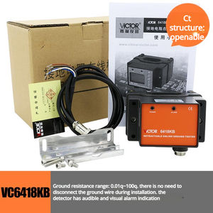 VICTOR VC6418C เครื่องทดสอบความต้านทานดิน, เครื่องทดสอบความต้านทาน, เครื่องตรวจจับการป้องกันฟ้าผ่าและความปลอดภัย - Product Image 5