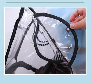 Housse de pluie transparente pour poussette, imperméable, universelle, de haute qualité, en EVA, pour siège auto bébé - Product Image 5