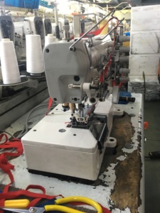 DT 500-05CB/FT/DD Direct Drive Flat Bed Interlock Sewing <b>Machine</b> for Elastic or Lace Attaching with Right <b>Hand</b> Knife - Product Image 3