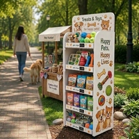 Présentoir pliable en métal pour friandises pour chiens, os à mâcher en cuir de bœuf, jouets dentaires et jouets pour animaux de compagnie, pour la section des friandises et des fournitures pour animaux.
