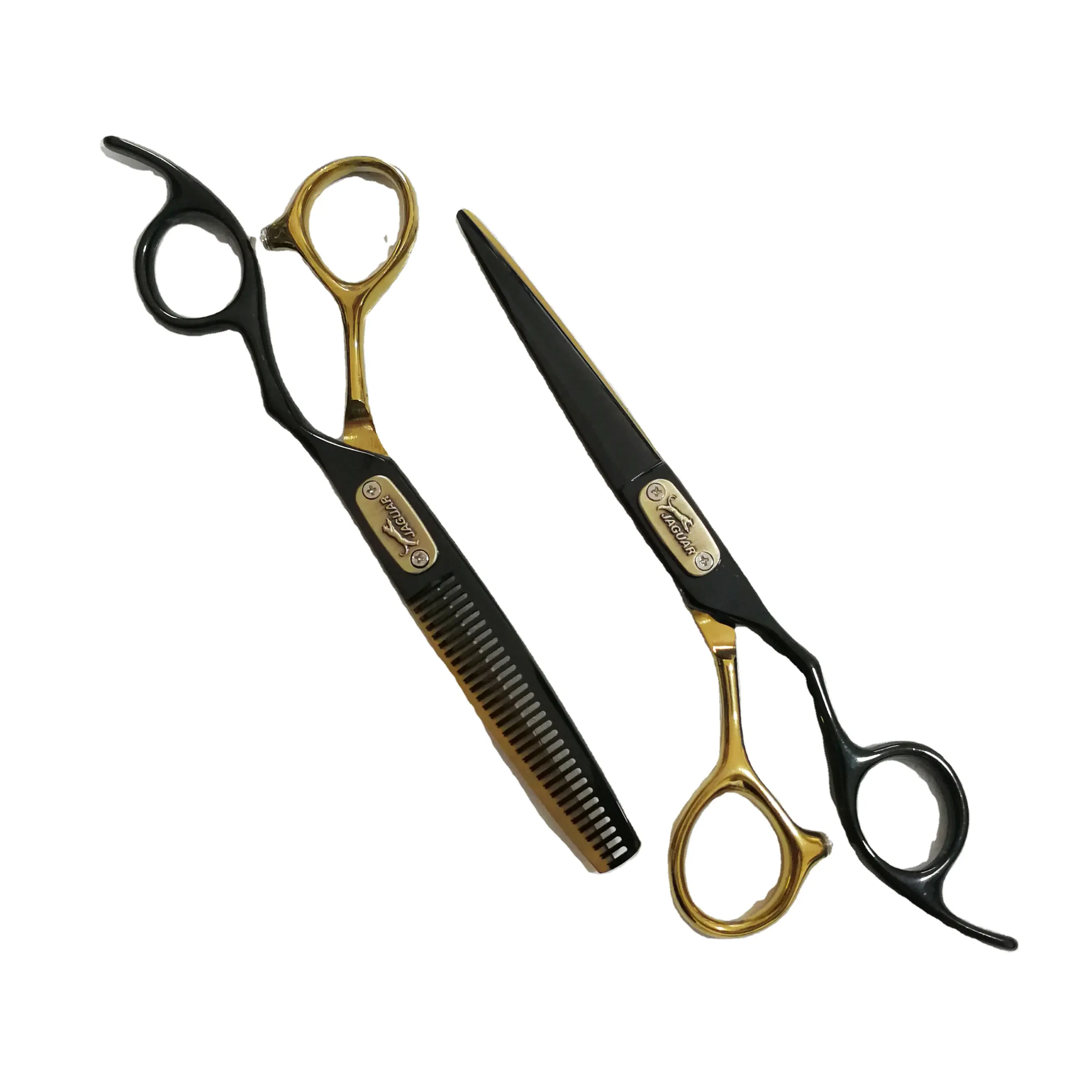 High Quality Hairdressing 440C Stainless Steel Professional Salon Barbers Cutting Scissor Hair Scissors Set