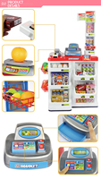 Faire semblant de jouer à la caisse jouets en gros enfants jouet de supermarché avec mini panier
