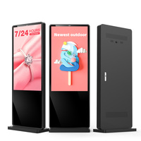 Écrans tactiles intérieurs LCD de 75 pouces, 43 pouces, 55 pouces, écrans publicitaires extérieurs, totem, kiosque, écran LED, affichage numérique, écrans et affichages