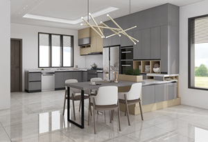 Juego de Muebles de Cocina Modernos de Alta Calidad con Fregadero y Encimera de Mármol, Muebles Elegantes para el Diseño de su Cocina - Product Image 5