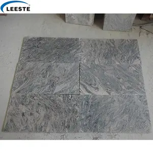 中国流行的新朱帕拉纳浅灰色粉色花岗岩地砖铺路石板定制尺寸