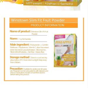 Winstown OEM Piña Slim Fit, Polvo <span class=keywords><strong>de</strong></span> <span class=keywords><strong>Jugo</strong></span> para Desintoxicación y Belleza, Bebida Adelgazante con Garcinia Cambogia, Polvo <span class=keywords><strong>de</strong></span> <span class=keywords><strong>Jugo</strong></span> Quemagrasas - Product Image 6