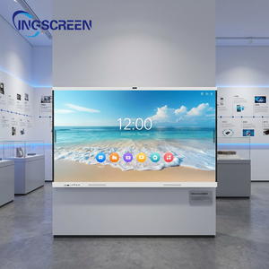 Pizarra Interactiva Inteligente 4K con Certificación EDLA de <span class=keywords><strong>Google</strong></span>, Zero Gap, Antideslumbrante, Compartición Inalámbrica para Aulas/Negocios - Product Image 1