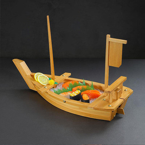 Bateau à <span class=keywords><strong>sushi</strong></span> en bois écologique de luxe de style japonais de qualité supérieure pour restaurants bars à <span class=keywords><strong>sushi</strong></span> divertissement à la maison - Product Image 1