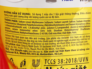 Bình đựng nước giặt chất lượng cao 1.9 lít có cửa trên, tiện lợi, có túi đựng tinh dầu dùng một lần - Product Image 3