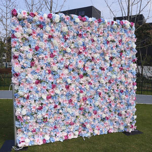 3D Stoffen Rozen Bloemen Wanddecoratie voor Bruiloft Social Media Foto Achtergrond <span class=keywords><strong>Studio</strong></span> Portretfotografie Decoratie - Product Image 3