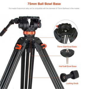 Nuevo Trípode Profesional <span class=keywords><strong>Coman</strong></span> DF26 Q7plus para Cámara DSLR de Alta Calidad - Product Image 3
