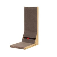 Planche à gratter verticale en forme de L pour chat en carton durable jouet à griffes pour chat