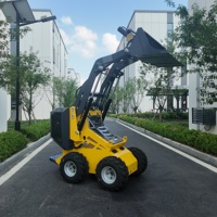 Pengiriman Gratis Mini Skid Steer Loader Mini Cargo Skid Steer Loader Attachment Mini Skid Steer Loader Bensin