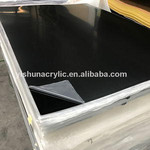 उच्च चमकदार सतह <span class=keywords><strong>4x8</strong></span> फीट 1 मिमी 2 मिमी 3 मिमी काले ठोस रंग प्लास्टिक एक्रिलिक शीट - Product Image 4