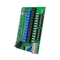 Placa de Control para Estación de Carga de Bicicletas Eléctricas de 12 Vías con QR/RFID/4G para Estaciones de Carga Comerciales