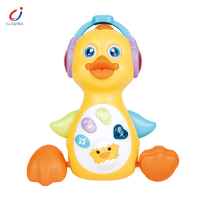Jouet de <span class=keywords><strong>canard</strong></span> dansant à LED Chengji, <span class=keywords><strong>canard</strong></span> musical coloré éducatif à piles, jouet électrique pour bébé - Product Image 1