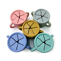 Gobelet pliable en silicone avec couvercle, sans BPA, anti-fuite, tasse à boire pliable pour les tout-petits, les enfants, les voyages, le camping