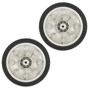 Roues de tondeuse à gazon, roues arrière de 12 pouces, 734-04019 734-04127, paquet de 2, blanc et noir, pour pièces et accessoires de tondeuse à gazon - Product Image 5