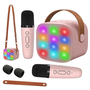 Sırt çantası P2 taşınabilir Led Min Bluetooth Karaoke hoparlörü çocuklar yetişkinler için kablosuz mikrofonlar ile, noel doğum günü hediyeleri oyuncaklar - Product Image 2