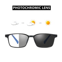 Lunettes de Lecture Progressives Multifocales Photochromiques Hommes Anti-Lumière Bleue 2026
