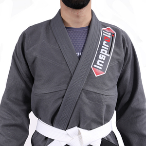 グレー カスタム ブラジリアン柔術着 BJJキモノ - Product Image 5