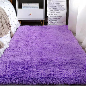<span class=keywords><strong>Tappeto</strong></span> in Velluto <span class=keywords><strong>Lungo</strong></span> Tie-Dye Lavabile in Lavatrice, Antiscivolo e Soffice per Ufficio, Casa e Camera da Letto - Product Image 5