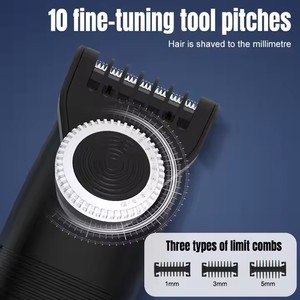 Recortadora de vello corporal y púbico One Blade para hombres, afeitadora eléctrica para zonas íntimas con luz LED y pantalla, kit de aseo impermeable para uso en seco/húmedo - Product Image 5